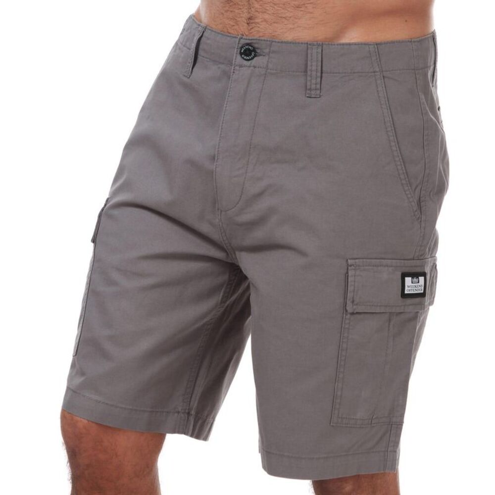 Weekend Offender Mens High Desert Cargo Shorts / Charcoal